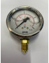 Wika Manometer 63, 0 - 4 bar/psi, G1/4 onder, kast rvs