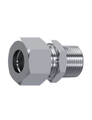 Inschroefkoppeling 6L - BSPT1/8 RVS