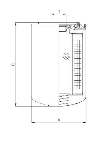 Filtrec filterelement 10 micron glasvezel(A110G10)