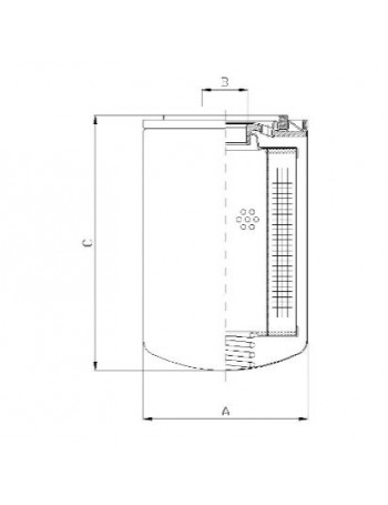 Filtrec spin-on filter 10 micron