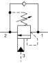 SUN 3:1 pilot ratio, standard capacity counterbalance valve