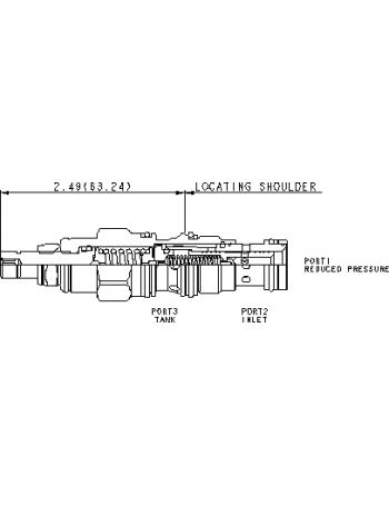 Sun Pilot operated, pressure reducing/relieving valve