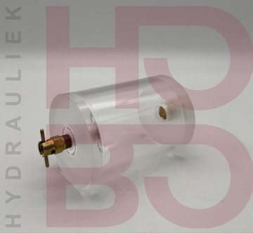 Des-case Oil Sight Glass 16 oz/ 473 ml x 1/2"NPT