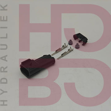 ASA ESMPLE — Metri-Pack 280 connector met vergrendeling (Delphi)