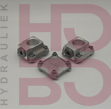 ILLZSET5G25A — ASA rail connector-set BSP 1″ (2× straight)