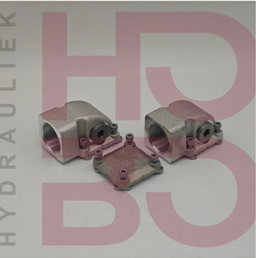 ILLZSET5G32 — ASA rail connector-set BSP 1¼″ (2× 90°)