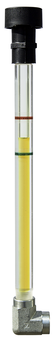 9501163 - Des-Case® 3"/ 76 mm Oil Level Indicator, 7/8" OD, 1/2" Male NPT